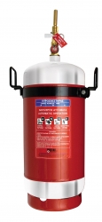 φωτογραφία πυροσβεστήρα ξηράς σκόνης τοπικής εφαρμογής inox 25kg
